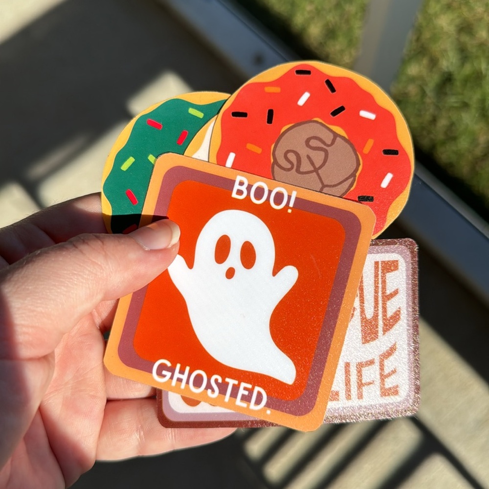 fall sticker bundle, dogs, ghosts